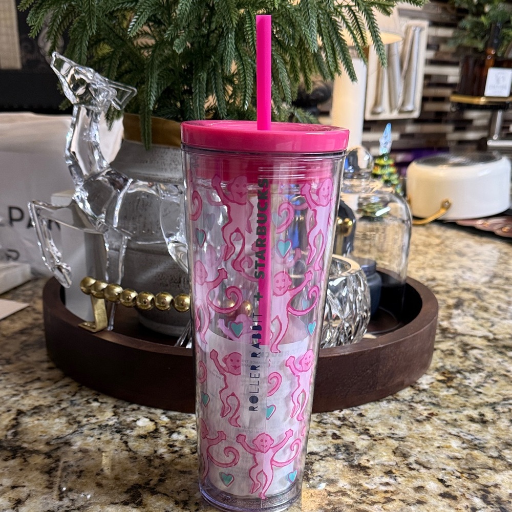 Starbucks Pink Roller Rabbit Tumbler - Picture 2 of 5